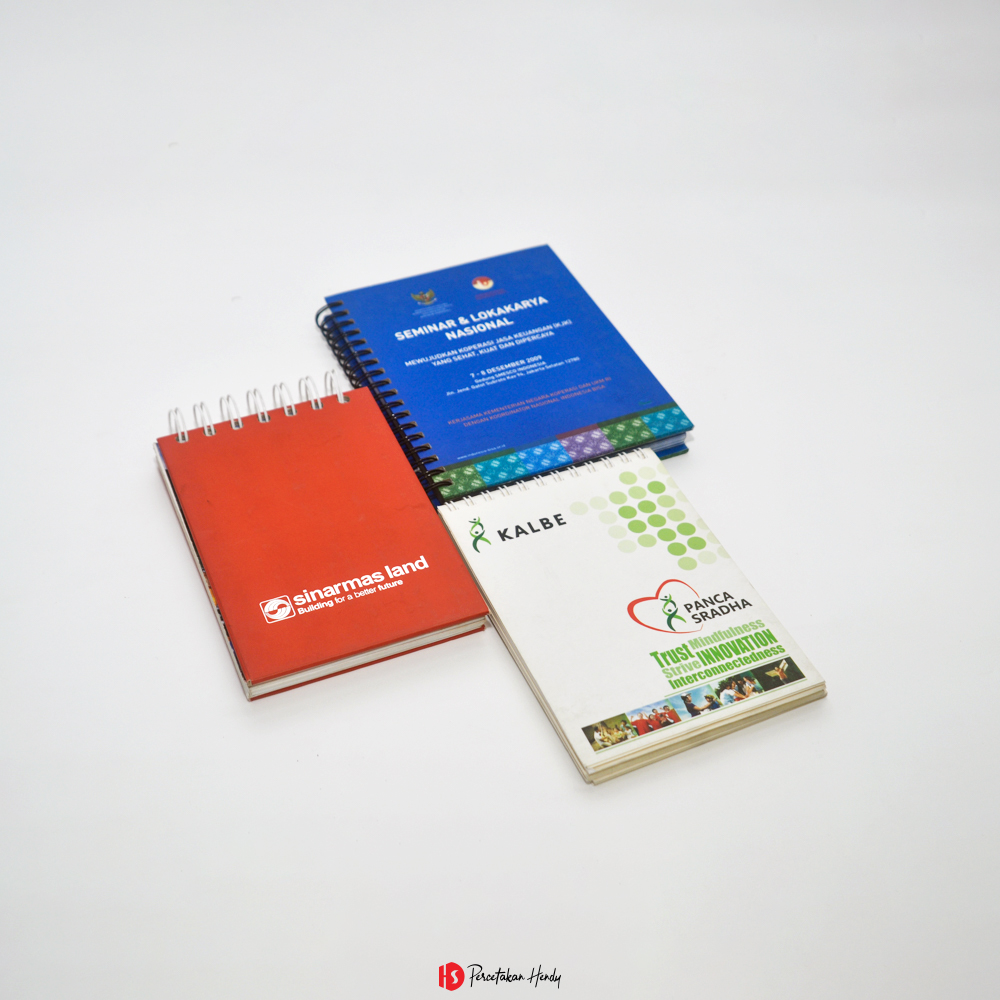 Notes Custom Perusahaan Berkualitas untuk Branding & Corporate Gift di Percetakan Hendy