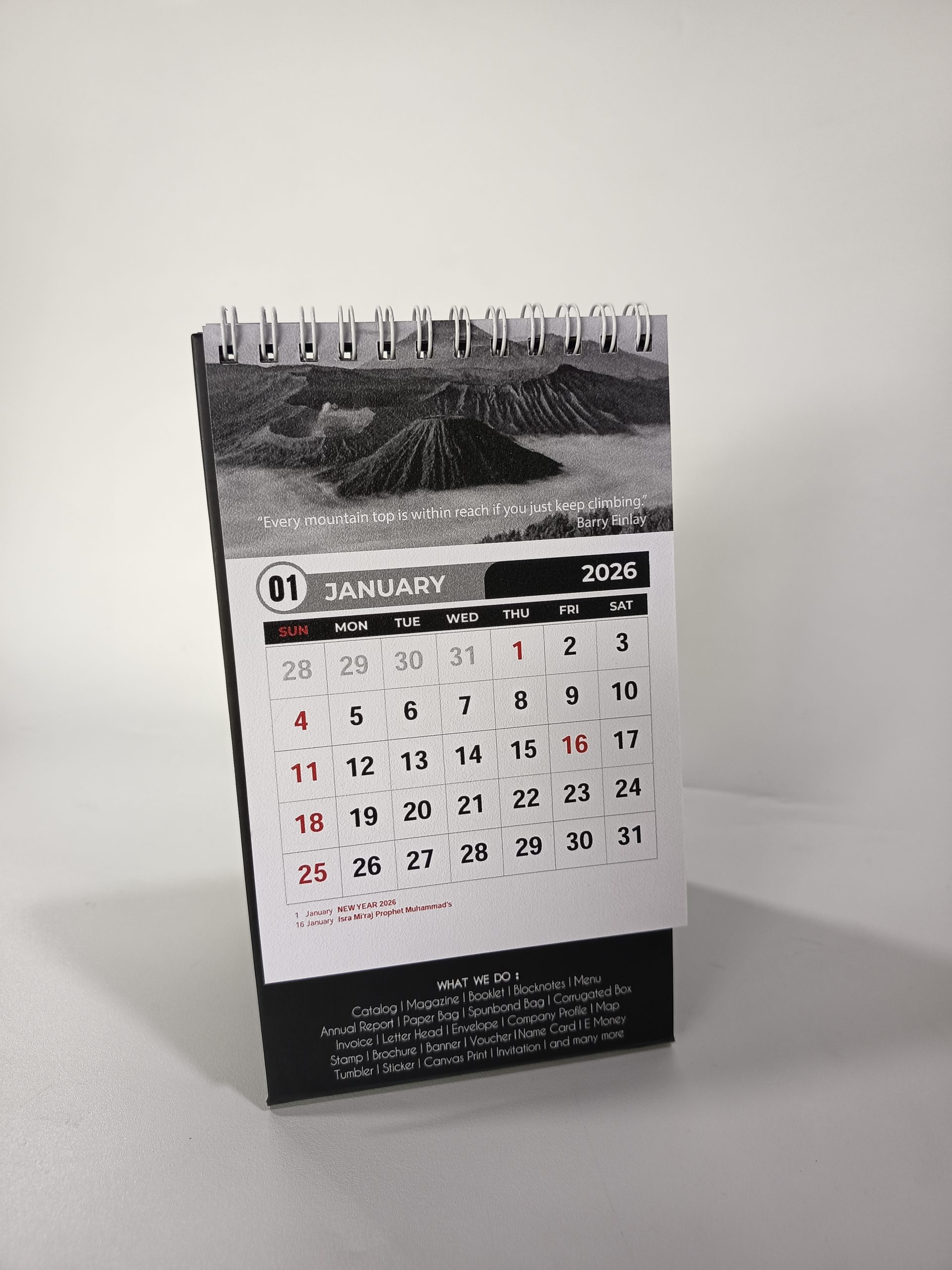 Bikin Kalender 2026 di Percetakan Hendy – Desain Bebas, Cetak Cepat & Berkualitas