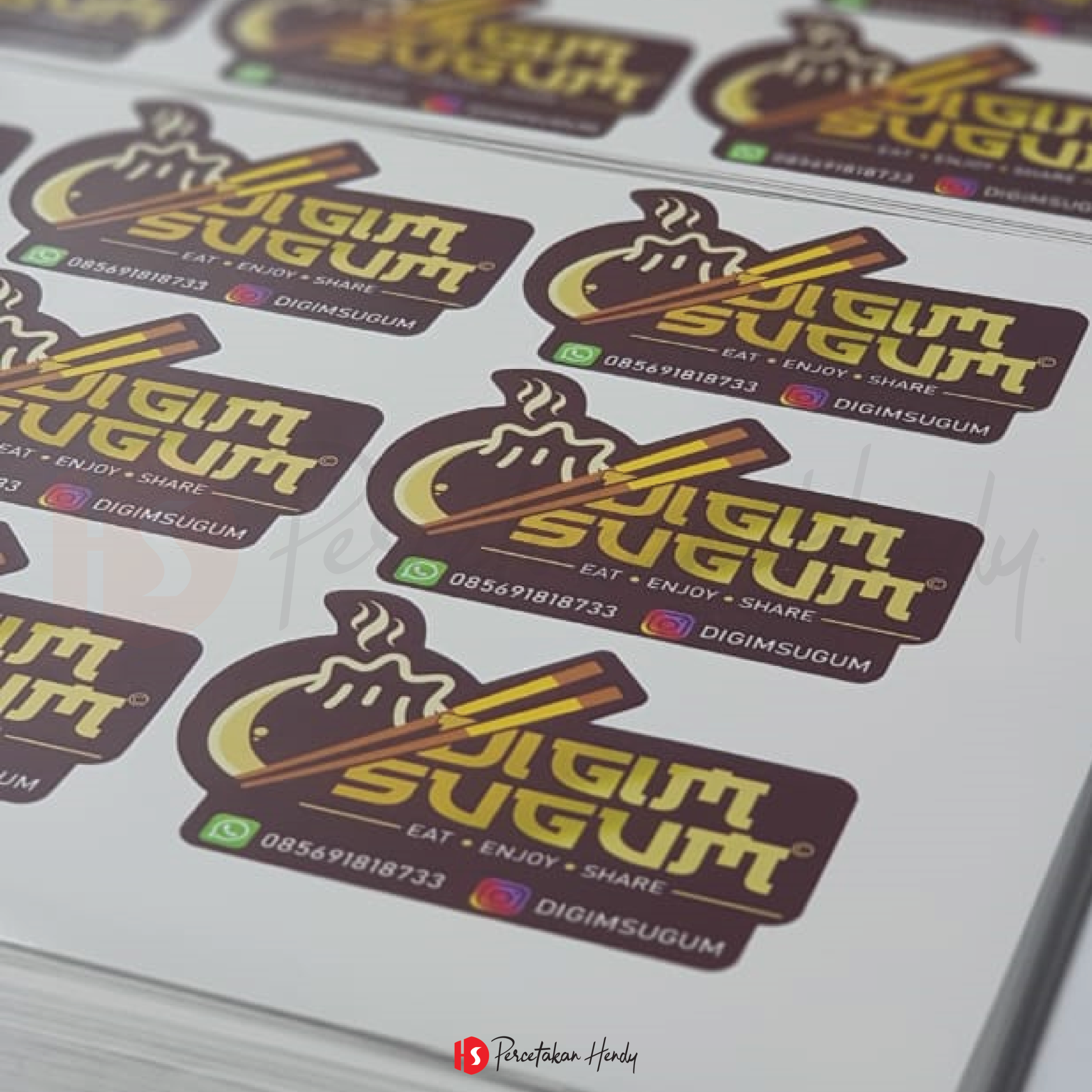 Cetak Stiker Label Skincare